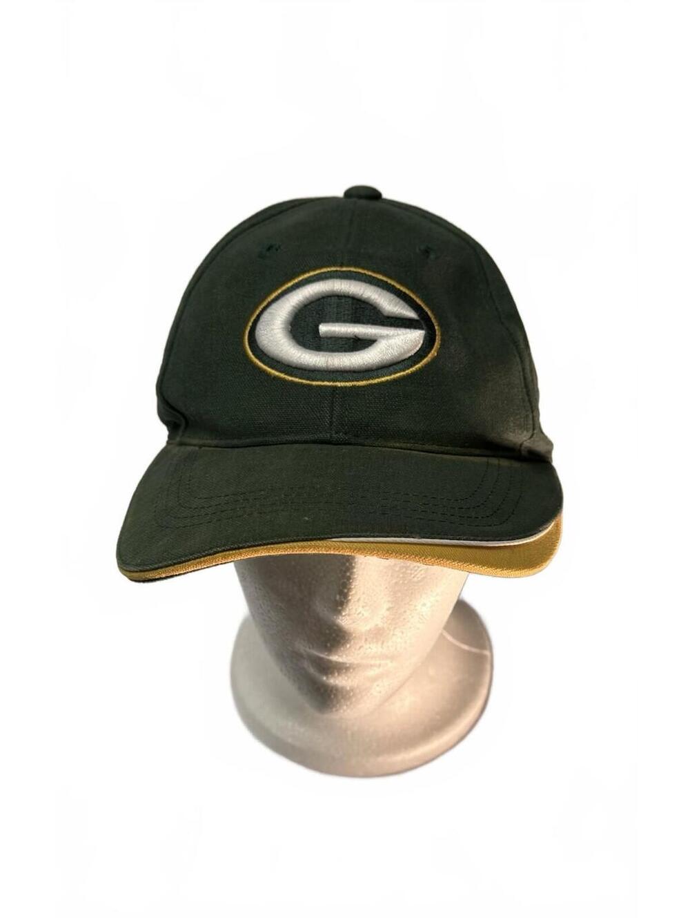 Green Bay Packers NFL Team Apparel  Hat Cap Adjustable Strapback Green